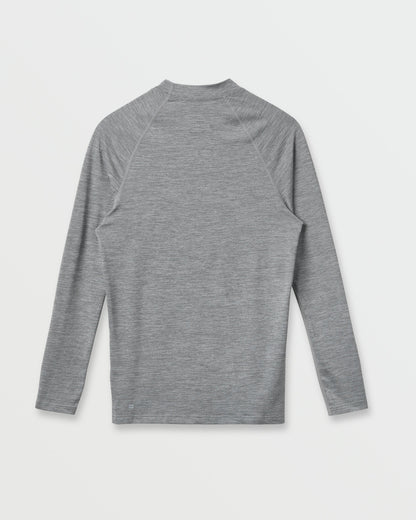 Everyday UPF 50 Long Sleeve Rashguard - Smoked Gray Heather | Quick Silver