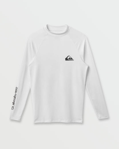 Everyday UPF 50 Long Sleeve Rashguard - White | Quick Silver