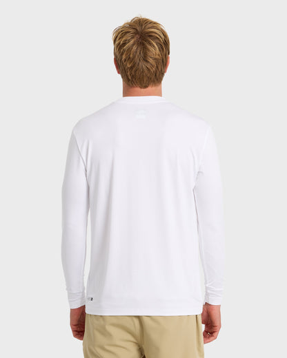 Everyday Long Sleeve Surf Tee - White | Quick Silver