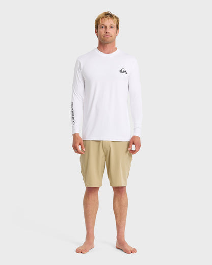 Everyday Long Sleeve Surf Tee - White | Quick Silver