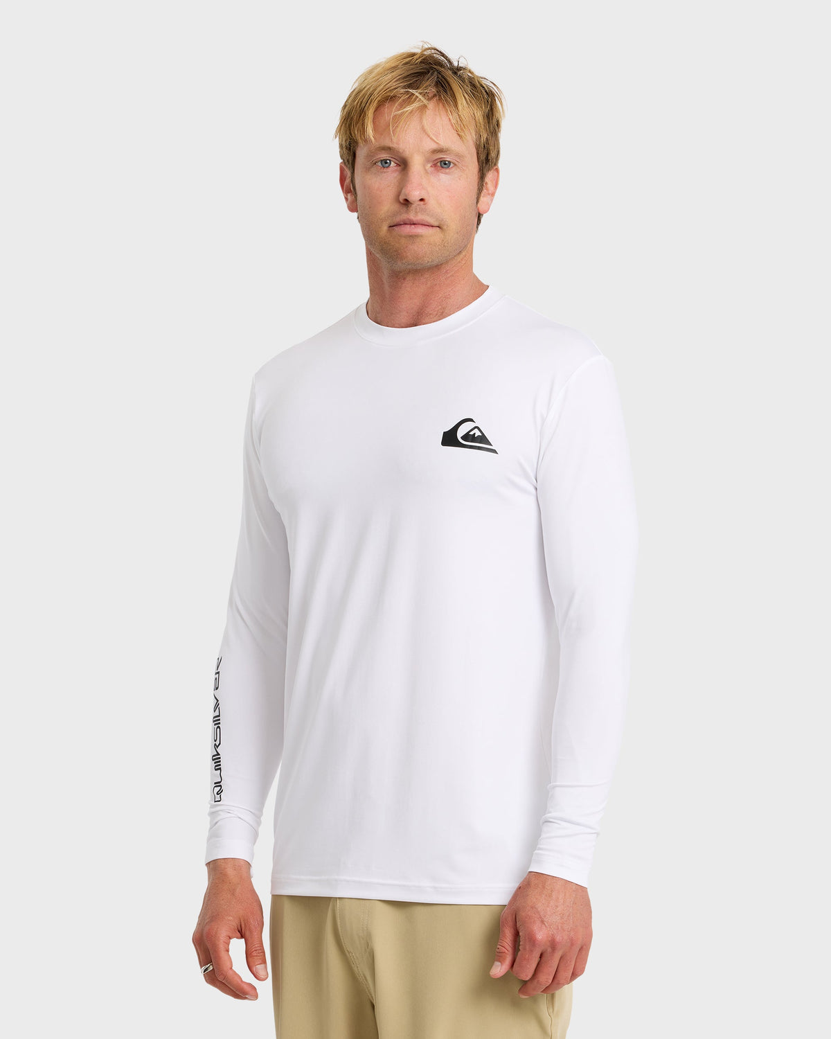 Everyday Long Sleeve Surf Tee - White | Quick Silver