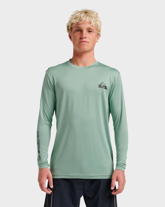 Everyday Long Sleeve Surf Tee - Granite Green | Quick Silver