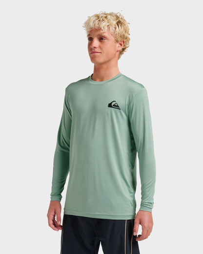 Everyday Long Sleeve Surf Tee - Granite Green | Quick Silver