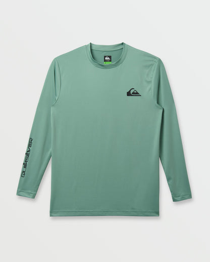 Everyday Long Sleeve Surf Tee - Granite Green | Quick Silver