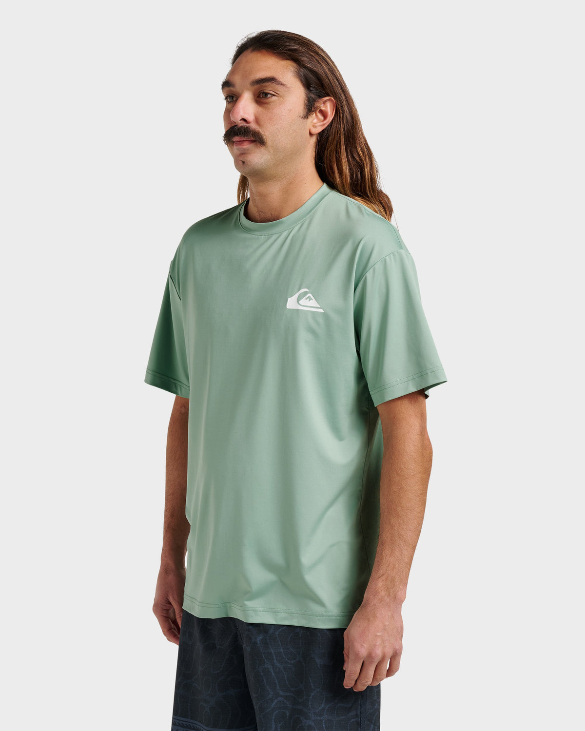 Everyday Short Sleeve Surf Tee - Granite Green | Quick Silver