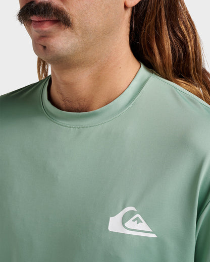 Everyday Short Sleeve Surf Tee - Granite Green | Quick Silver