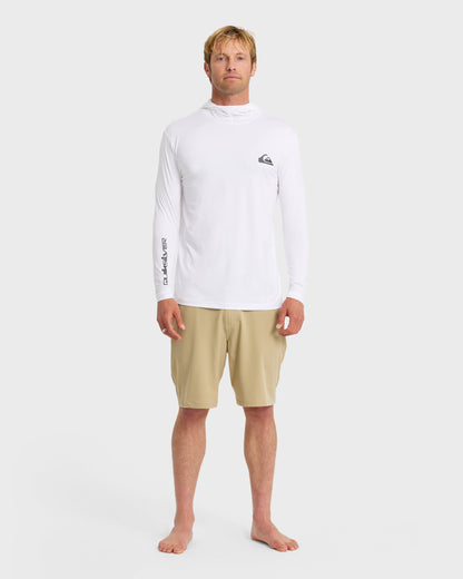 Everyday Hooded Surf Tee - White | Quick Silver