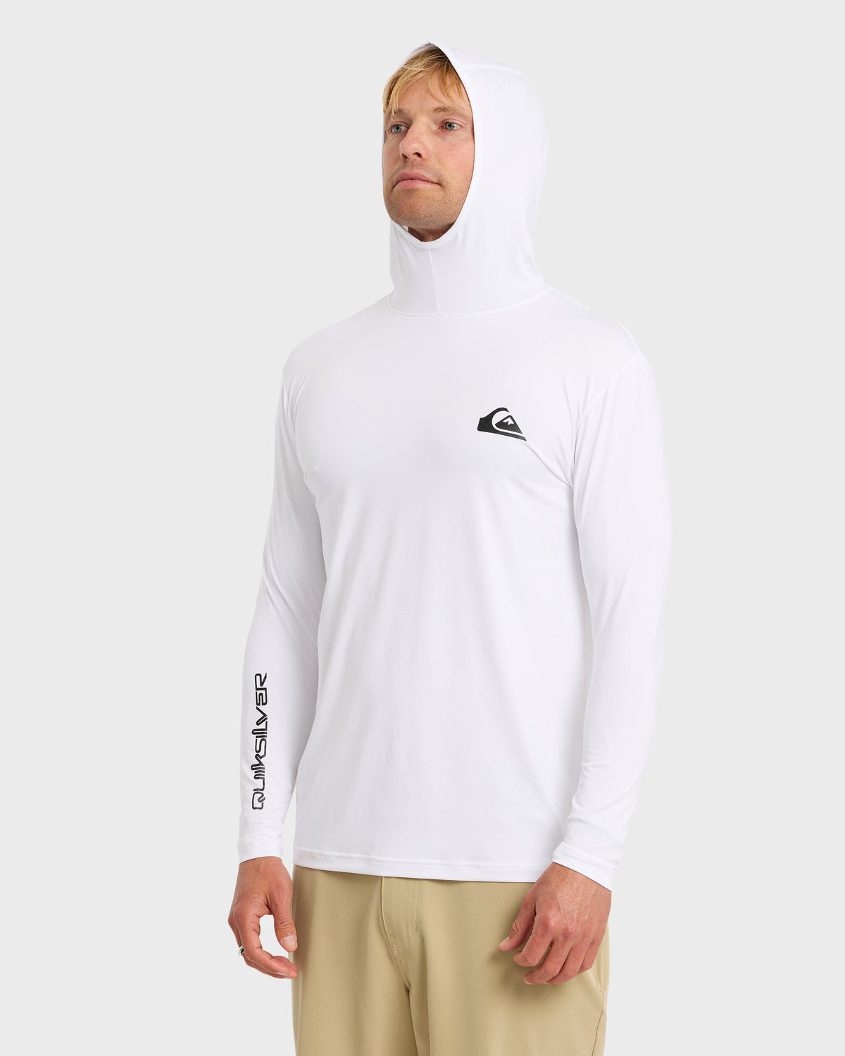 Everyday Hooded Surf Tee - White | Quick Silver