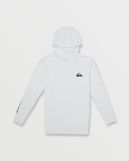 Everyday Hooded Surf Tee - White | Quick Silver