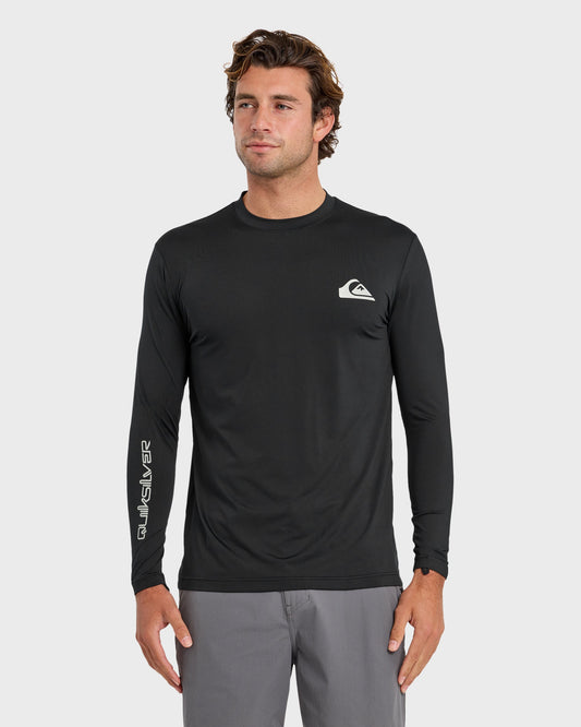 Everyday Long Sleeve Surf Tee - Black | Quick Silver