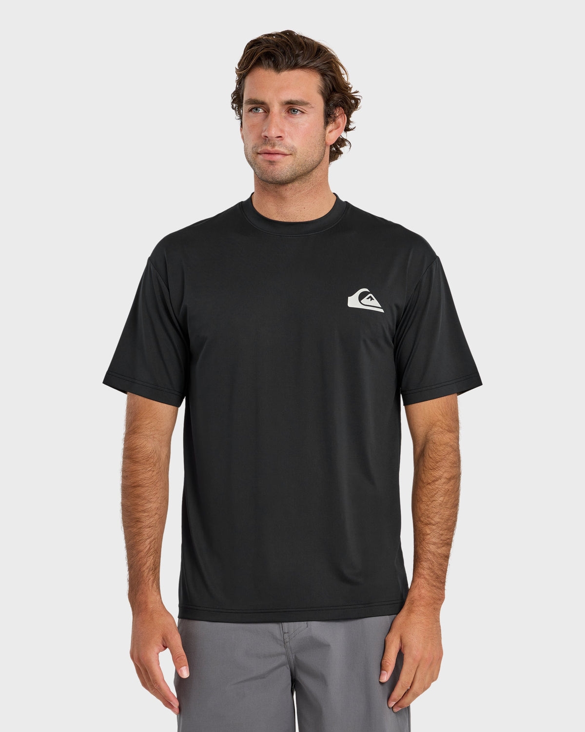 Everyday Short Sleeve Surf Tee - Black | Quick Silver