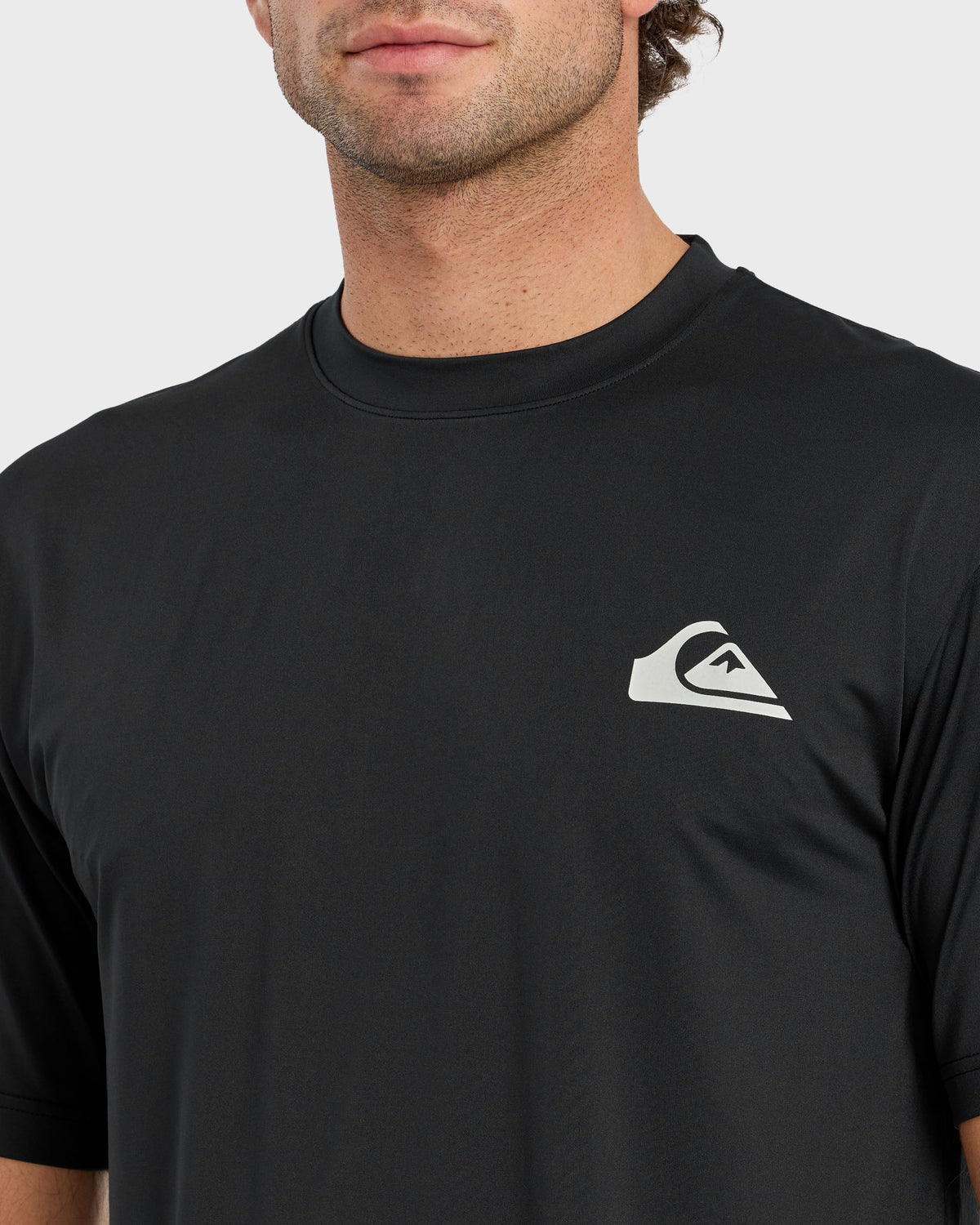 Everyday Short Sleeve Surf Tee - Black | Quick Silver