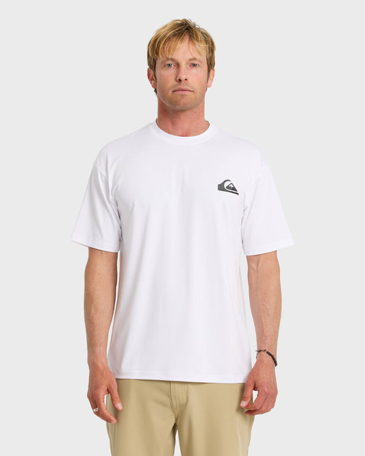 Everyday Short Sleeve Surf Tee - White | Quick Silver