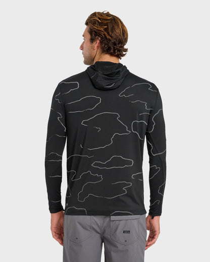 Everyday Hooded Surf Tee - Black | Quick Silver