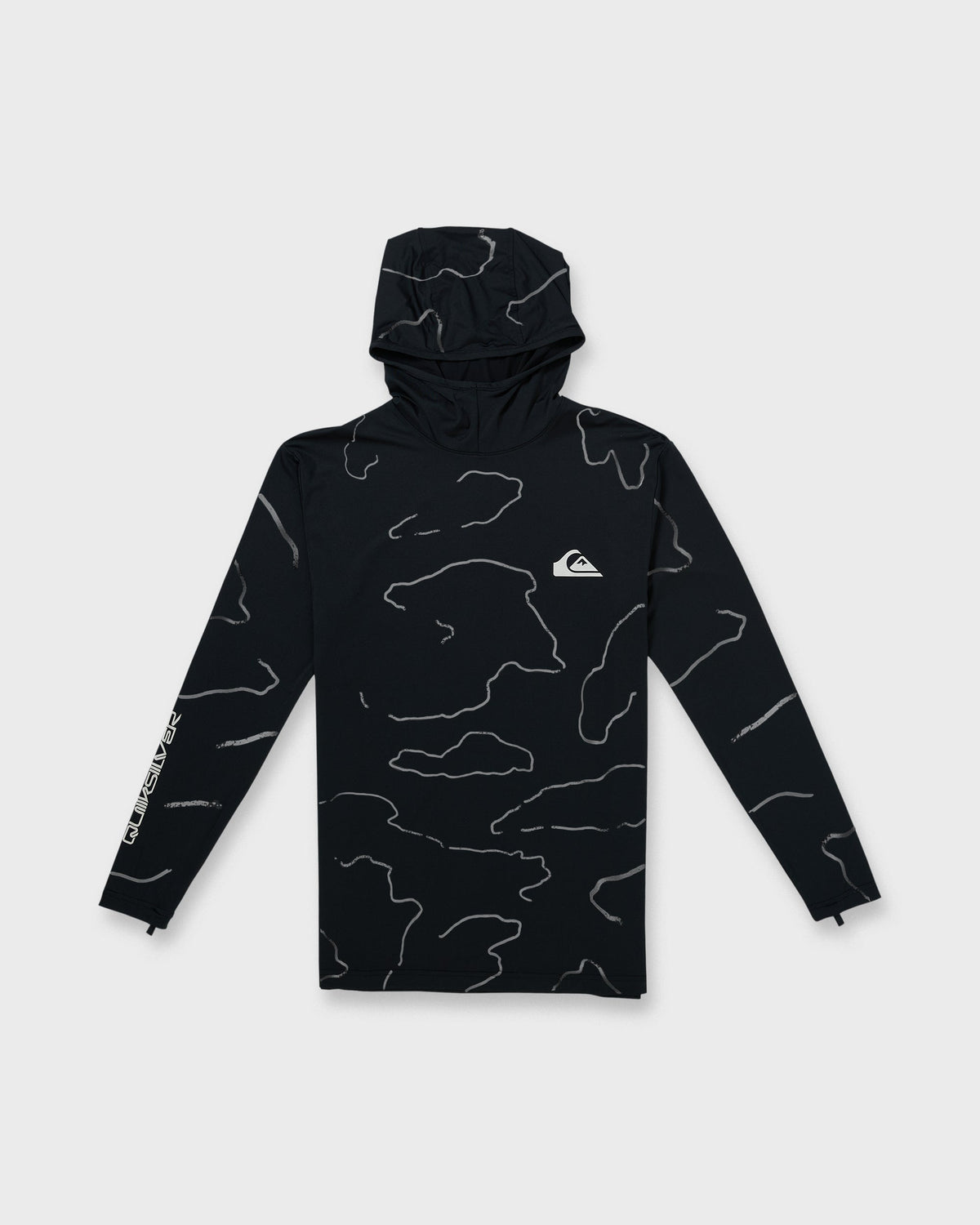 Everyday Hooded Surf Tee - Black | Quick Silver