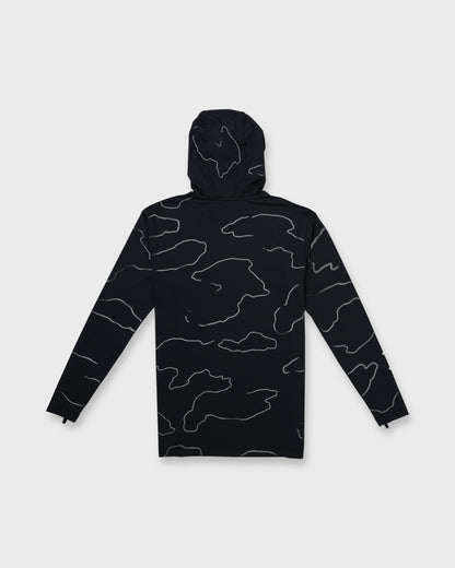 Everyday Hooded Surf Tee - Black | Quick Silver