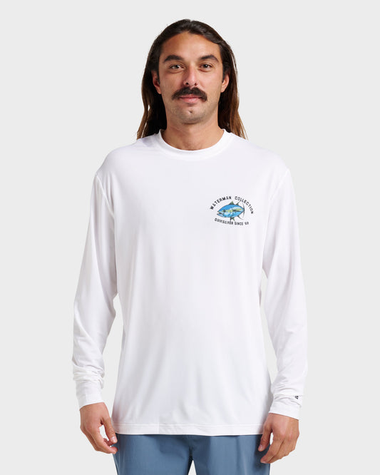 Waterman Coolbreeze Long Sleeve Surf Tee - White | Quick Silver