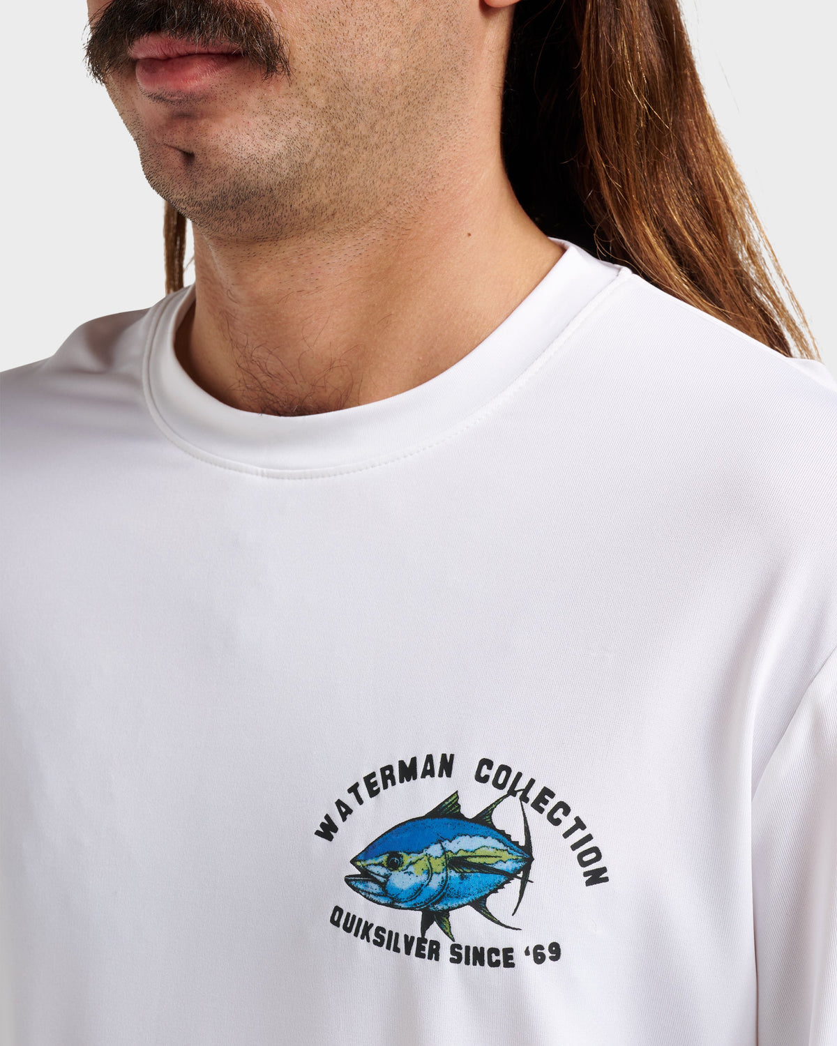 Waterman Coolbreeze Long Sleeve Surf Tee - White | Quick Silver