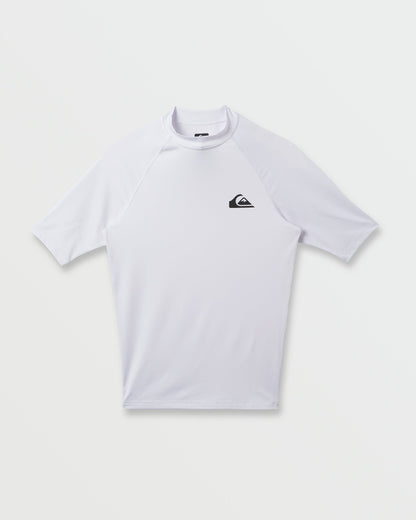 Everyday UPF 50 Short Sleeve Rashguard - White | Quick Silver