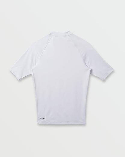 Everyday UPF 50 Short Sleeve Rashguard - White | Quick Silver