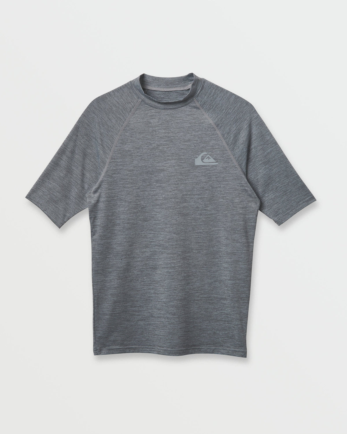 Everyday UPF 50 Short Sleeve Rashguard - Smoked Gray Heather | Quick Silver