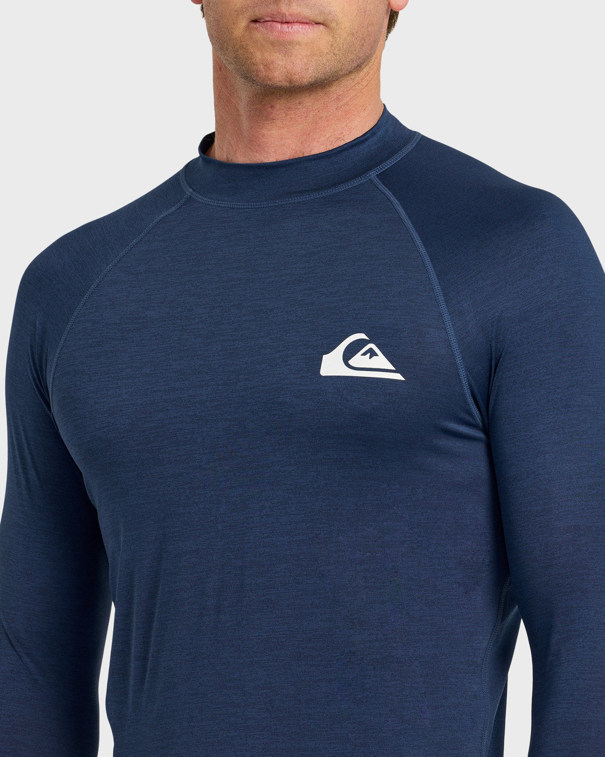 Everyday UPF 50 Long Sleeve Rashguard - Navy Heather | Quick Silver