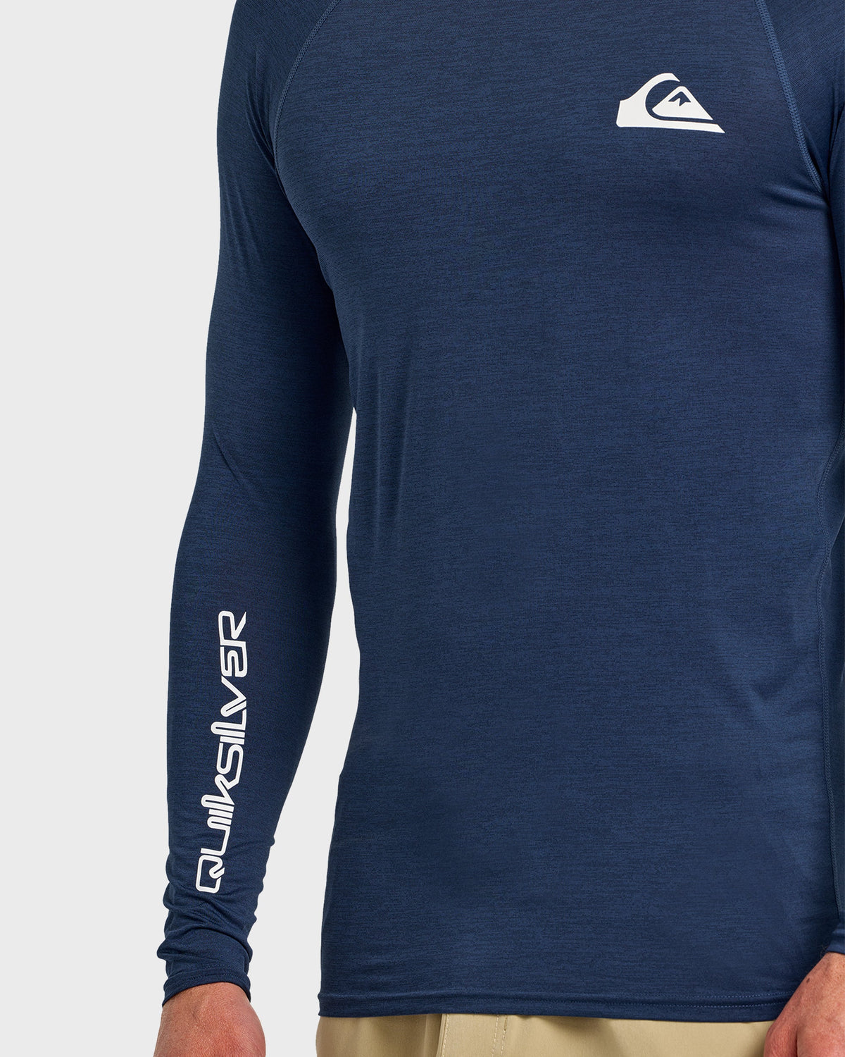 Everyday UPF 50 Long Sleeve Rashguard - Navy Heather | Quick Silver