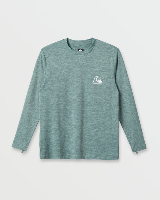 DNA Logo Surf Long Sleeve Surf Tee - Jade Heather | Quick Silver