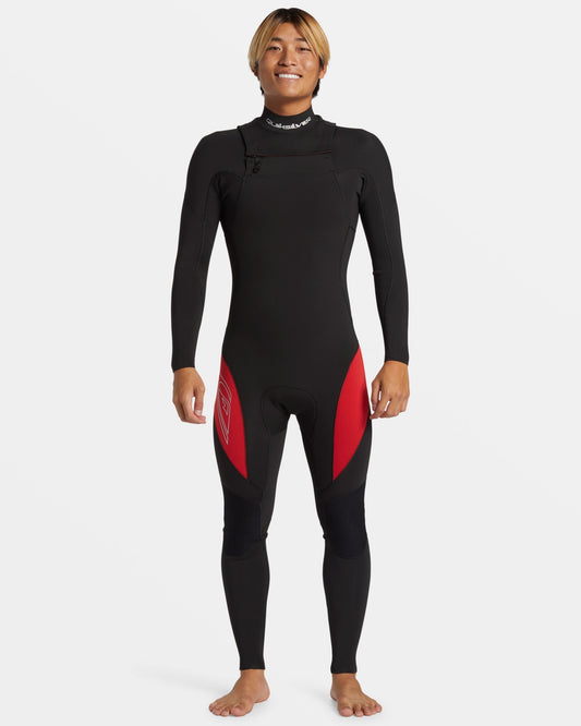 3/2mm Mercury Chest Zip GBS Wetsuit - High Risk Red | Quick Silver