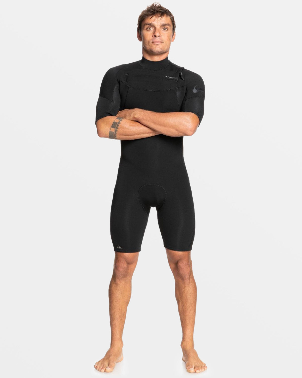 2/2mm Everyday Sessions GBS Short Sleeve Spring Suit - Black | Quick Silver
