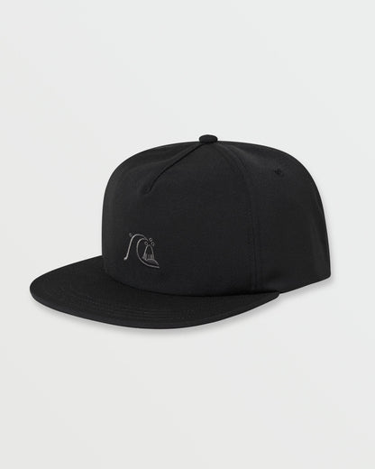 DNA Bubble Snapback Hat - Black | Quick Silver