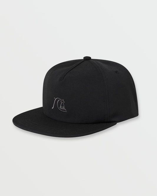 DNA Bubble Snapback Hat - Black | Quick Silver