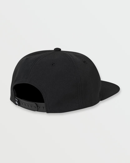 DNA Bubble Snapback Hat - Black | Quick Silver