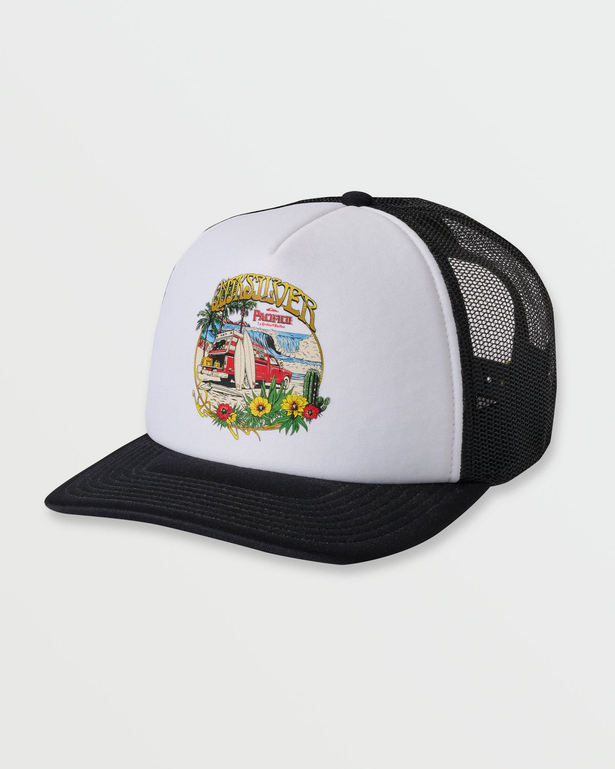 Quiksilver x Pacifico Baja Beach Trucker Hat - White | Quick Silver