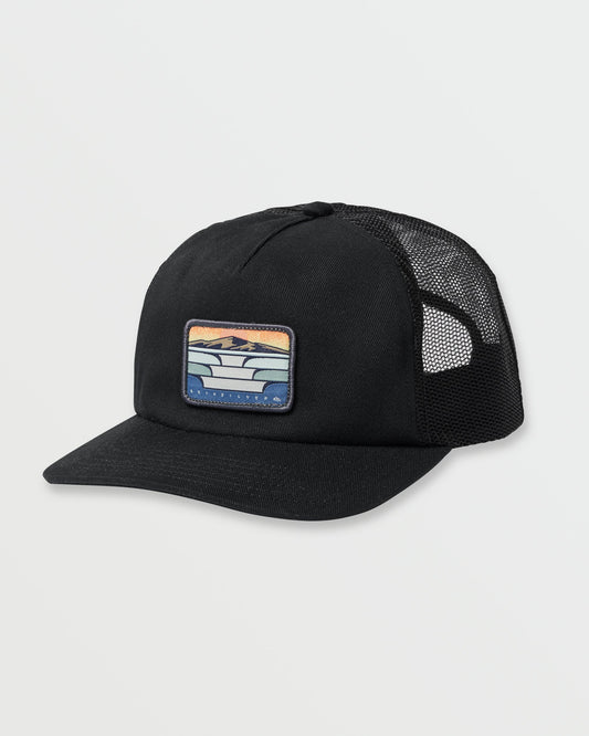 Woodsy Trucker Hat - Black | Quick Silver