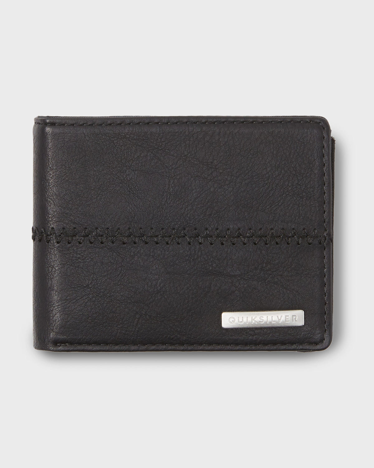 Stitchy 3 Wallet - Black Black | Quick Silver