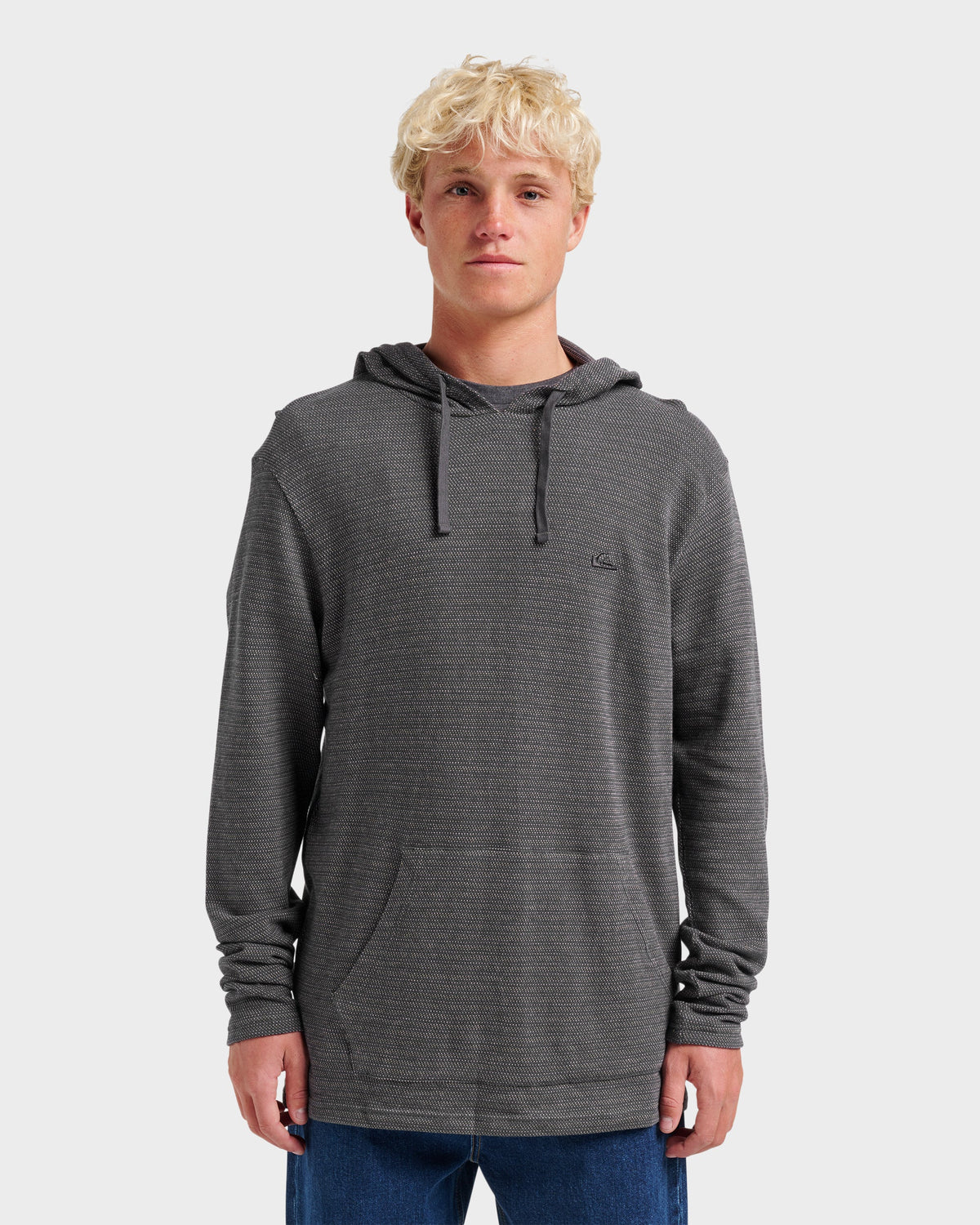 Vista Long Sleeve Hood - Graystone | Quick Silver
