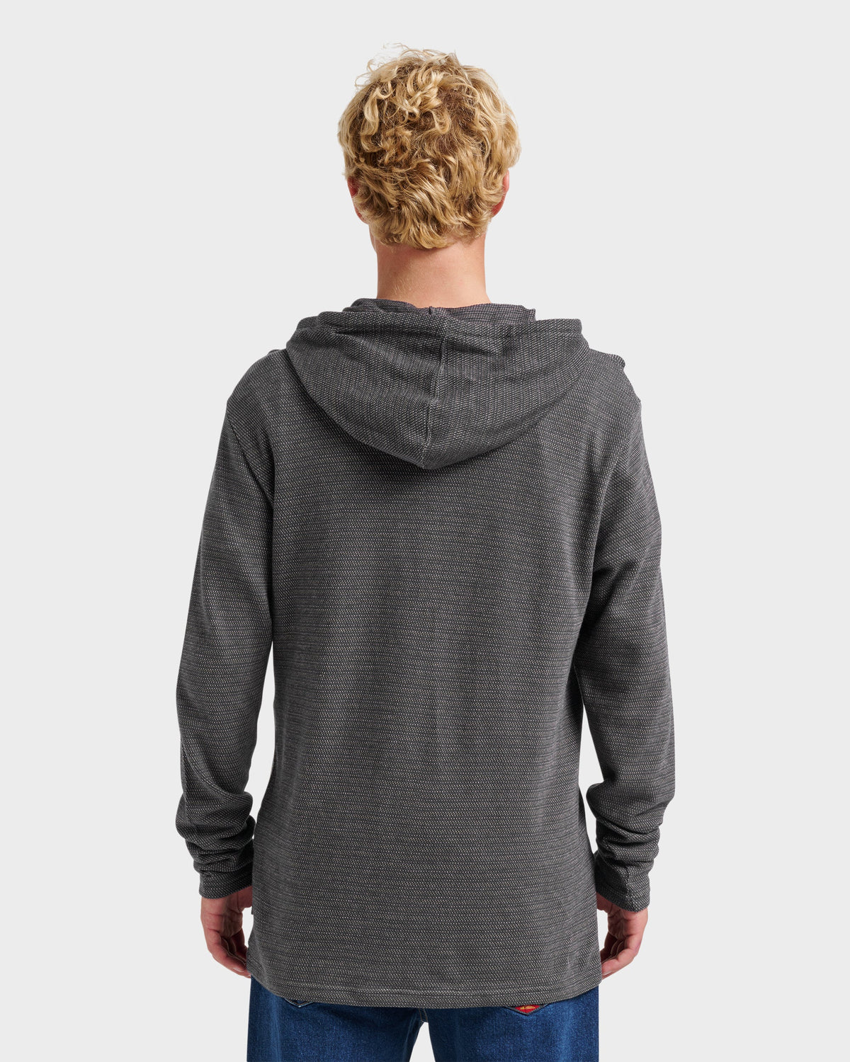 Vista Long Sleeve Hood - Graystone | Quick Silver
