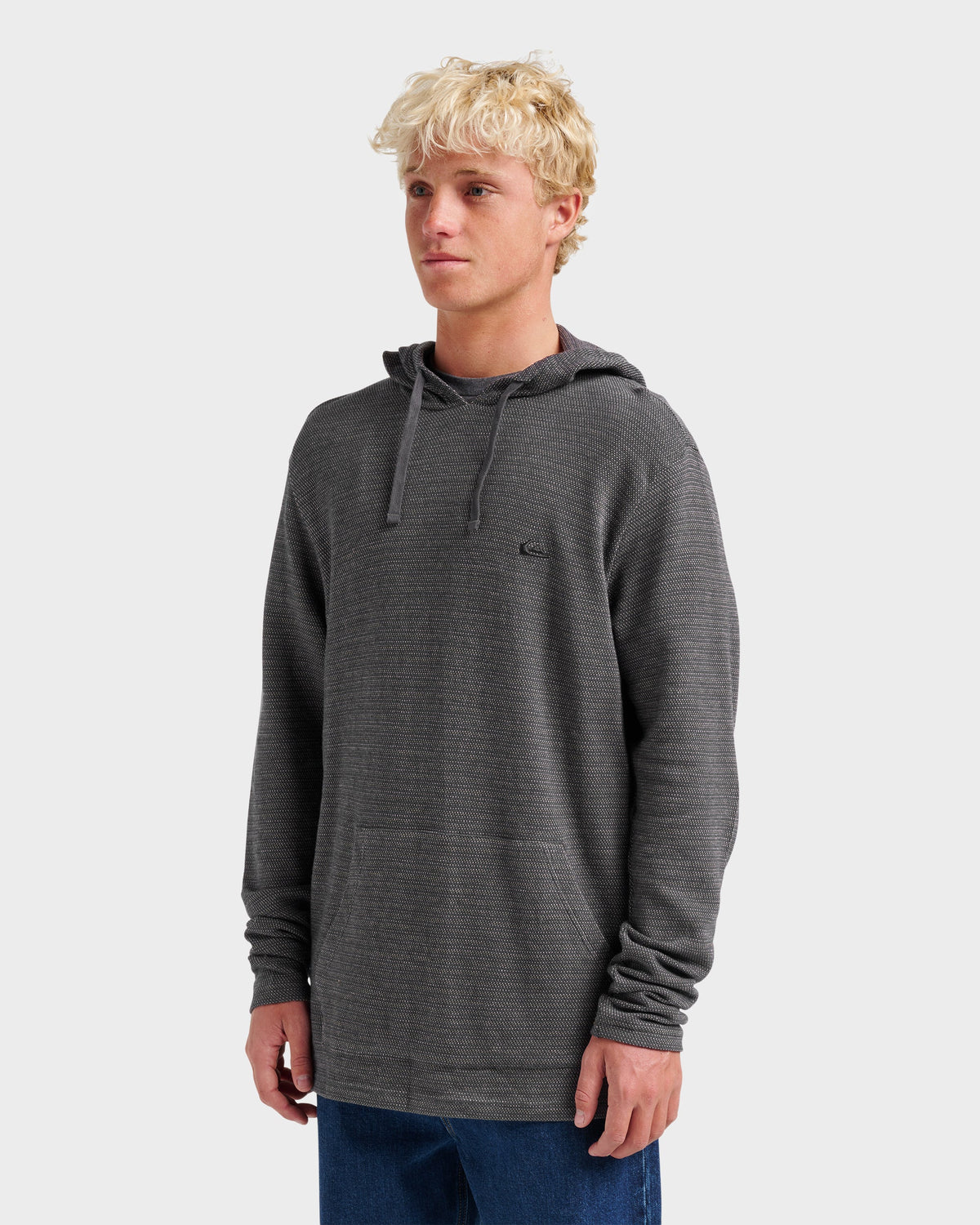 Vista Long Sleeve Hood - Graystone | Quick Silver