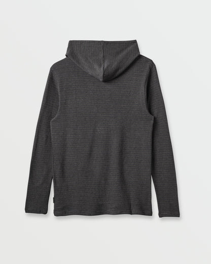 Vista Long Sleeve Hood - Graystone | Quick Silver