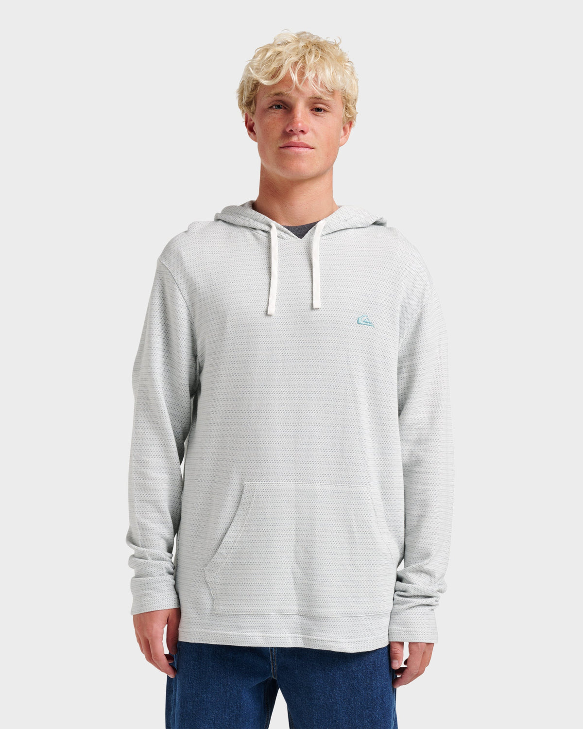 Vista Long Sleeve Hood - Ashley Blue | Quick Silver
