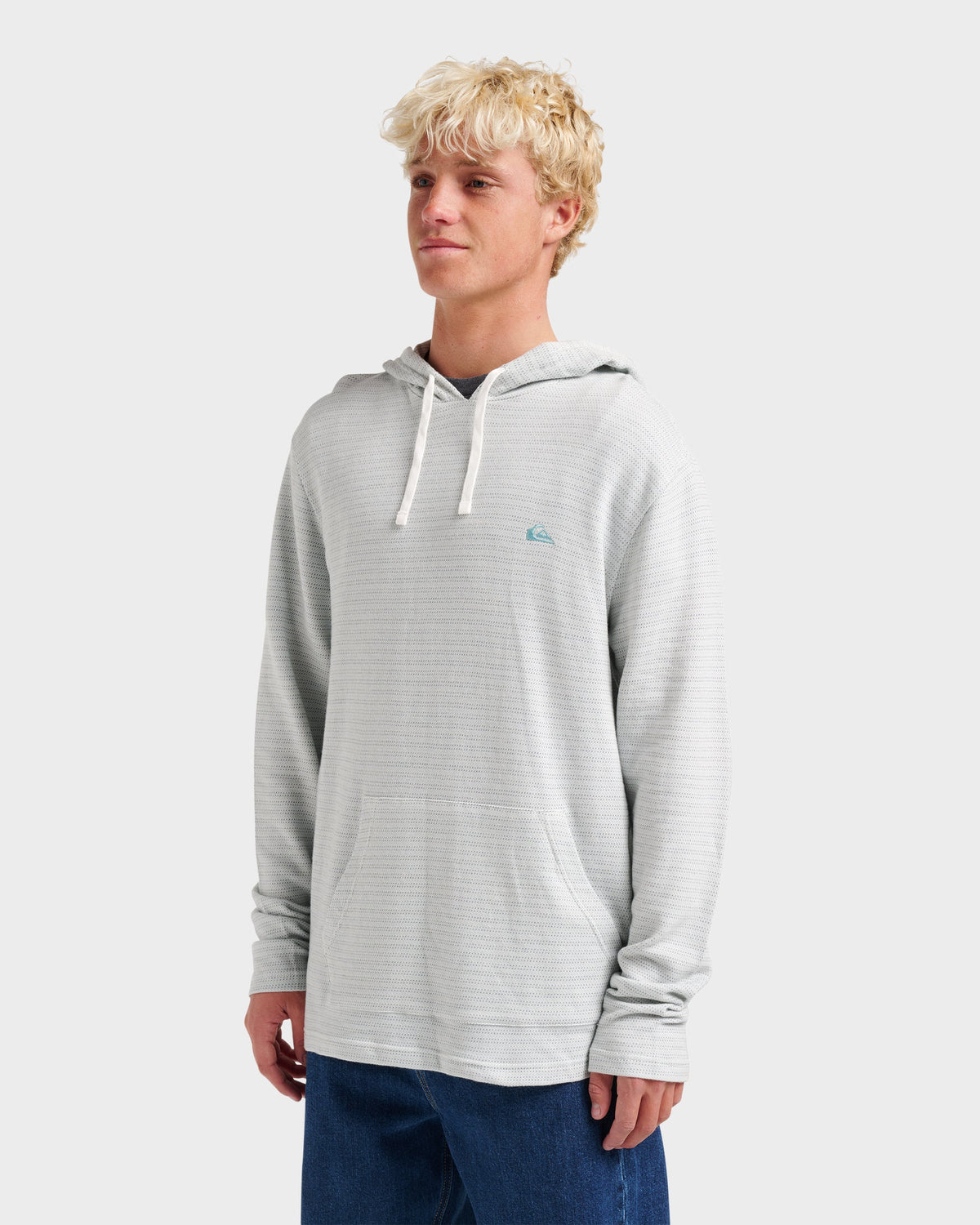 Vista Long Sleeve Hood - Ashley Blue | Quick Silver