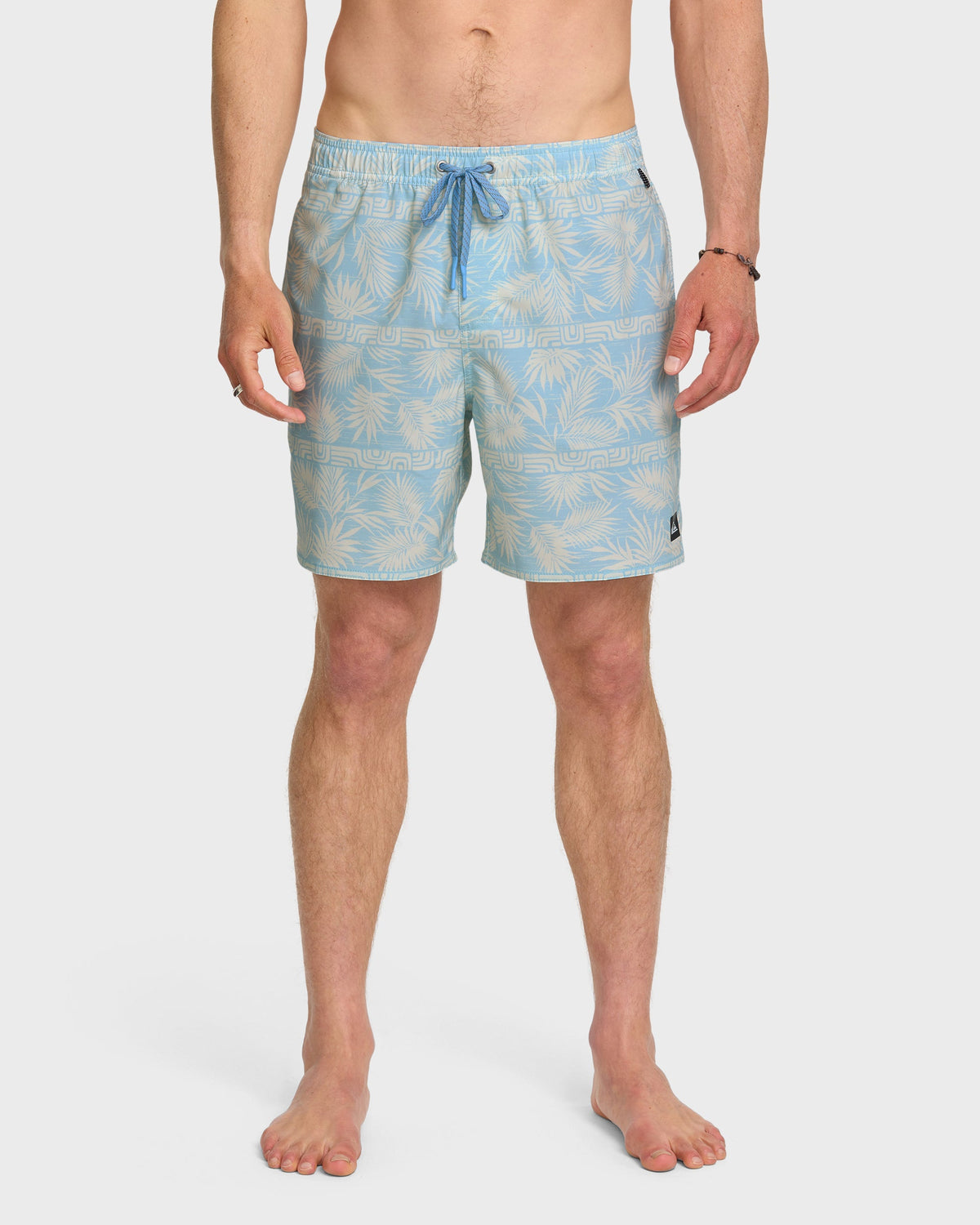 Waterman Fern Garden 17" Swim Trunks - Beach Blue | Quick Silver