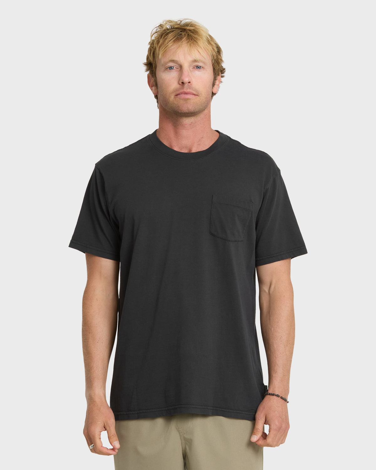 Saltwater Pocket Tee - Black | Quick Silver