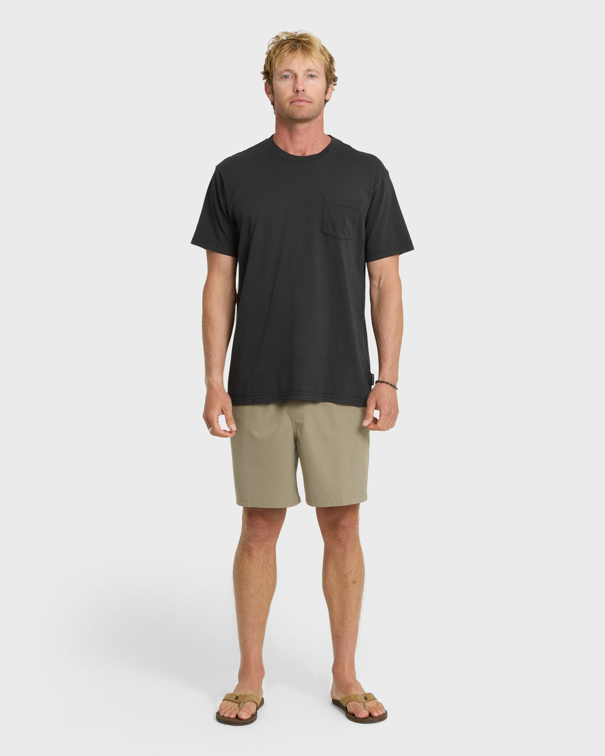 Saltwater Pocket Tee - Black | Quick Silver