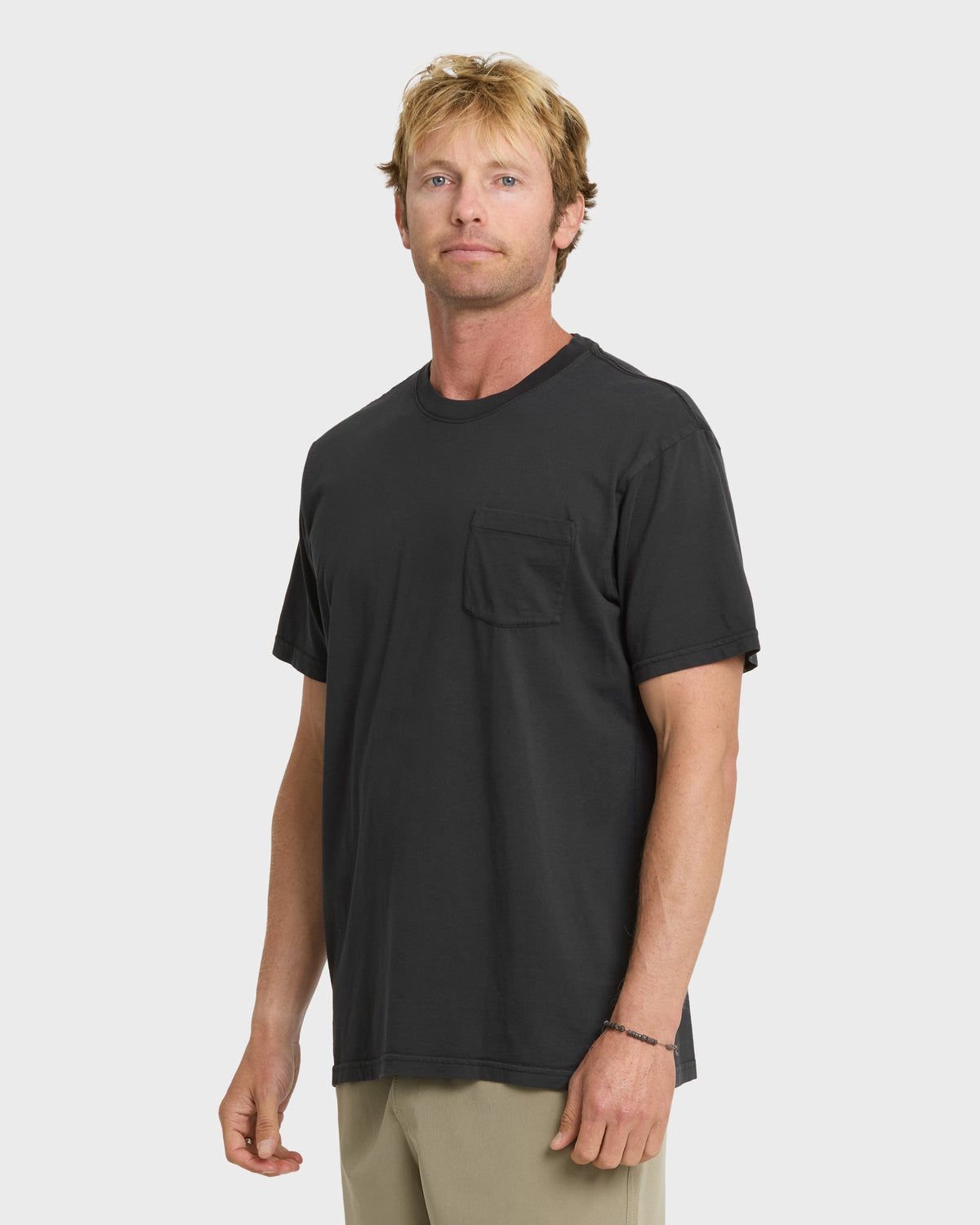 Saltwater Pocket Tee - Black | Quick Silver